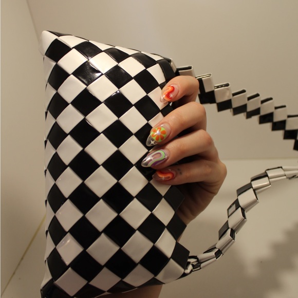 Checker vintage magazine bag (90’s) - Picture 6 of 8